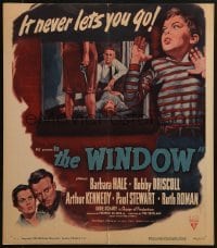 4j363 WINDOW WC 1949 Bobby Driscoll saw it happen, but nobody believes him, it never lets you go!