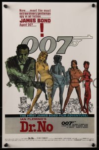 4j010 JAMES BOND set of 14 mini posters 1987 movie poster art from the first fourteen 007 movies!