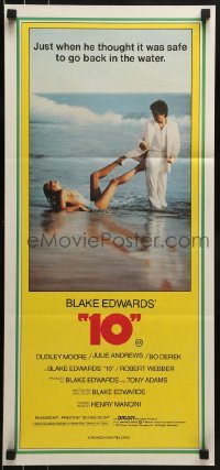 4k652 '10' Aust daybill 1979 Blake Edwards, John Alvin art of Dudley Moore, sexy Bo Derek!