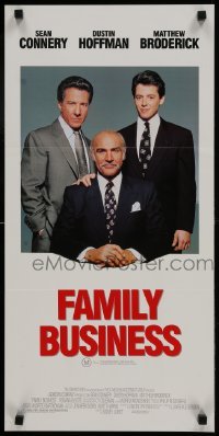 4k750 FAMILY BUSINESS Aust daybill 1989 Sean Connery, Dustin Hoffman, Matthew Broderick!