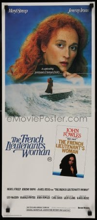 4k774 FRENCH LIEUTENANT'S WOMAN Aust daybill 1981 Meryl Streep & Jeremy Irons, Harold Pinter!