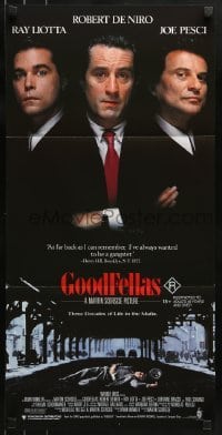 4k788 GOODFELLAS Aust daybill 1990 Robert De Niro, Joe Pesci, Ray Liotta, Martin Scorsese classic!