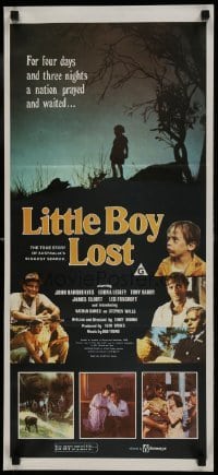 4k835 LITTLE BOY LOST Aust daybill 1978 child missing four days in Australia!