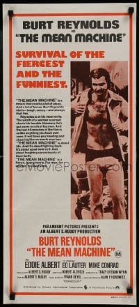 4k839 LONGEST YARD Aust daybill 1974 Robert Aldrich prison football sports comedy, Burt Reynolds!