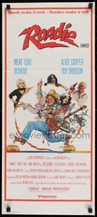4k900 ROADIE Aust daybill 1980 Meat Loaf, Alice Cooper, Debbie Harry from Blondie, Roy Orbison