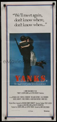 4k997 YANKS Aust daybill 1979 Richard Gere, Vanessa Redgrave, John Schlesinger WWII!