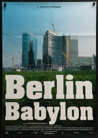 4k238 BERLIN BABYLON German 2001 cool different image of the rebuilding of Berlin, Germany!