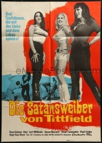 4k268 FASTER, PUSSYCAT! KILL! KILL! German 1967 Russ Meyer, Tura Satana, Haji, second printing!