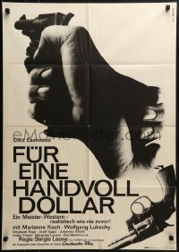 4k271 FISTFUL OF DOLLARS German 1965 introducing the man with no name, Clint Eastwood!