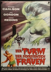 4k359 TORMENTED German 1963 art of the sexy she-ghost of Haunted Island, supernatural passion!