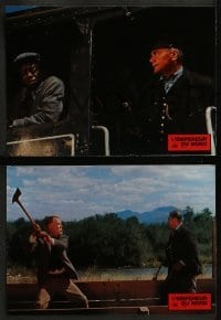 4k427 EMPEROR OF THE NORTH POLE 18 French LCs 1973 Lee Marvin, Ernest Borgnine, cool action images!