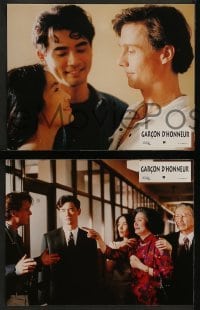 4k553 WEDDING BANQUET 8 French LCs 1993 Ang Lee, Ah-Leh Gua, Sihung Lung, Mitchell Lichtenstein!