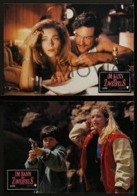 4k386 BENEFIT OF THE DOUBT 8 German LCs 1993 Jonathan Heap, Donald Sutherland, Amy Irving!