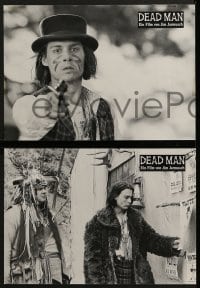 4k392 DEAD MAN 8 German LCs 1996 great images of Johnny Depp, Jim Jarmusch's mystic western!