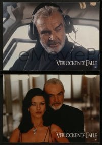 4k394 ENTRAPMENT 8 German LCs 1999 great images of Sean Connery & sexy Catherine Zeta-Jones!