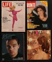 4m243 LOT OF 4 MAGAZINES 1960s-2000s Ann-Margret, Barbra Streisand, Leonardo DiCaprio!