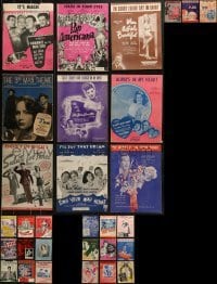 4m113 LOT OF 30 SHEET MUSIC 1930s-1940s great songs from a variety of different movies!