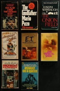4m269 LOT OF 8 MOVIE TIE-IN PAPERBACK BOOKS 1960s-1980s Cuckoo's Nest, Godfather, ET & more!