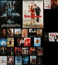 4m008 LOT OF 29 FORMERLY FOLDED FRENCH POSTERS 1980s-2010s a variety of cool movie images!