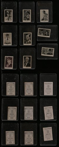 4m381 LOT OF 9 JOSETTI-FILMBILDER GERMAN CIGARETTE CARDS 1930s Colman, Stone + top German stars!
