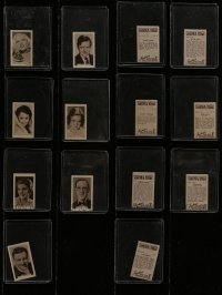 4m390 LOT OF 7 CINEMA STARS ENGLISH CIGARETTE CARDS 1930s portraits of top Hollywood stars!