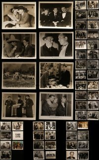 4m289 LOT OF 55 1930S 8X10 STILLS 1930s great scenes from a variety of different movies!
