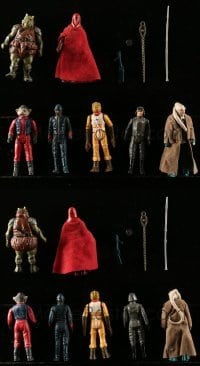 4m401 LOT OF 7 RETURN OF THE JEDI ACTION FIGURES 1983 a variety of different characters!