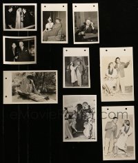 4m353 LOT OF 9 MOSTLY SMALL KEYBOOK STILLS 1930s-1940s candid images from a variety of movies!