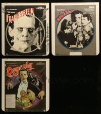 4m035 LOT OF 3 RCA VIDEODISCS 1980s the original Frankenstein & Dracula, Maltese Falcon!