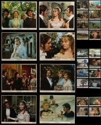 4m313 LOT OF 28 MINI LOBBY CARDS 1970s including three complete sets of 8 cards!
