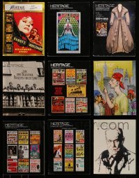 4m250 LOT OF 9 HERITAGE AUCTION CATALOGS 2000s-2010s cool collectibles including movie posters!
