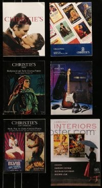 4m251 LOT OF 6 CHRISTIE'S AUCTION CATALOGS 1990s-2000s Gone with the Wind Collection & more!