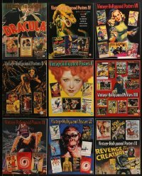 4m249 LOT OF 9 VINTAGE HOLLYWOOD POSTERS AUCTION CATALOGS 1990s-2000s filled with color images!