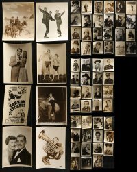 4m285 LOT OF 63 8X10 STILLS 1940s-1950s great portraits of a variety of different stars!