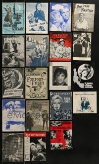 4m375 LOT OF 19 DANISH PROGRAMS 1940s-1970s different images from a variety of movies!