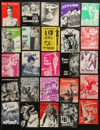 4m372 LOT OF 25 DANISH PROGRAMS 1940s-1960s different images from a variety of movies!