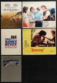 4m086 LOT OF 5 SCREENING PROGRAMS AND LOBBY CARDS 1970s-1980s from a variety of different movies!