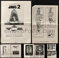 4m219 LOT OF 8 UNCUT AD SLICKS 1970s advertising for a variety of different movies!