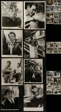 4m312 LOT OF 28 STUART WHITMAN 8X10 STILLS 1950s-1960s great scenes from some of his movies!