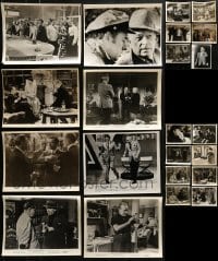 4m320 LOT OF 22 GEORGE RAFT 8X10 STILLS 1940s-1950s great scenes from some of his movies!