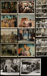 4m301 LOT OF 34 YUL BRYNNER 8X10 STILLS 1950s-1960s great scenes from several of his movies!