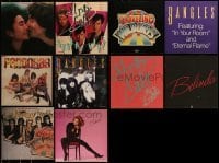 4m095 LOT OF 6 12X12 ALBUM FLATS 1980s Traveling Wilburys, Bangles, Stray Cats, Belinda & more!