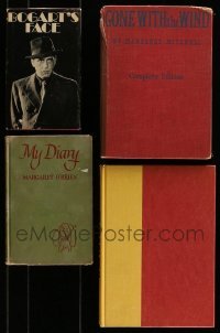 4m280 LOT OF 4 HARDCOVER MOVIE BOOKS 1940s-1970s filled with great images & information!