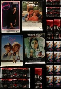 4m526 LOT OF 25 UNFOLDED MINI AND VIDEO POSTERS 1980s great images from a variety of movies!