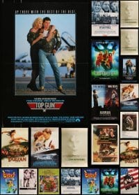 4m410 LOT OF 21 MOSTLY UNFOLDED SPECIAL POSTERS 1980s-2000s a variety of movie images!