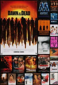 4m435 LOT OF 34 UNFOLDED MOSTLY DOUBLE-SIDED 27X40 ONE-SHEETS 1990s-2000s cool movie images!