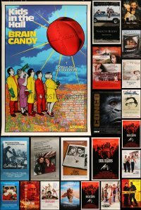 4m442 LOT OF 30 MOSTLY UNFOLDED MOSTLY SINGLE-SIDED ONE-SHEETS 1980s-1990s cool movie images!