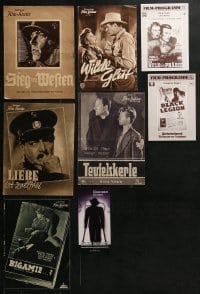 4m089 LOT OF 8 GERMAN PROGRAMS 1940s-1980s great images from a variety of different movies!