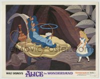4p030 ALICE IN WONDERLAND LC R1974 Disney cartoon classic, she meets the smoking caterpillar!