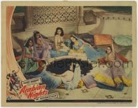 4p046 ARABIAN NIGHTS LC 1942 great image of sexy Acquanetta and harem girls laying around pool!